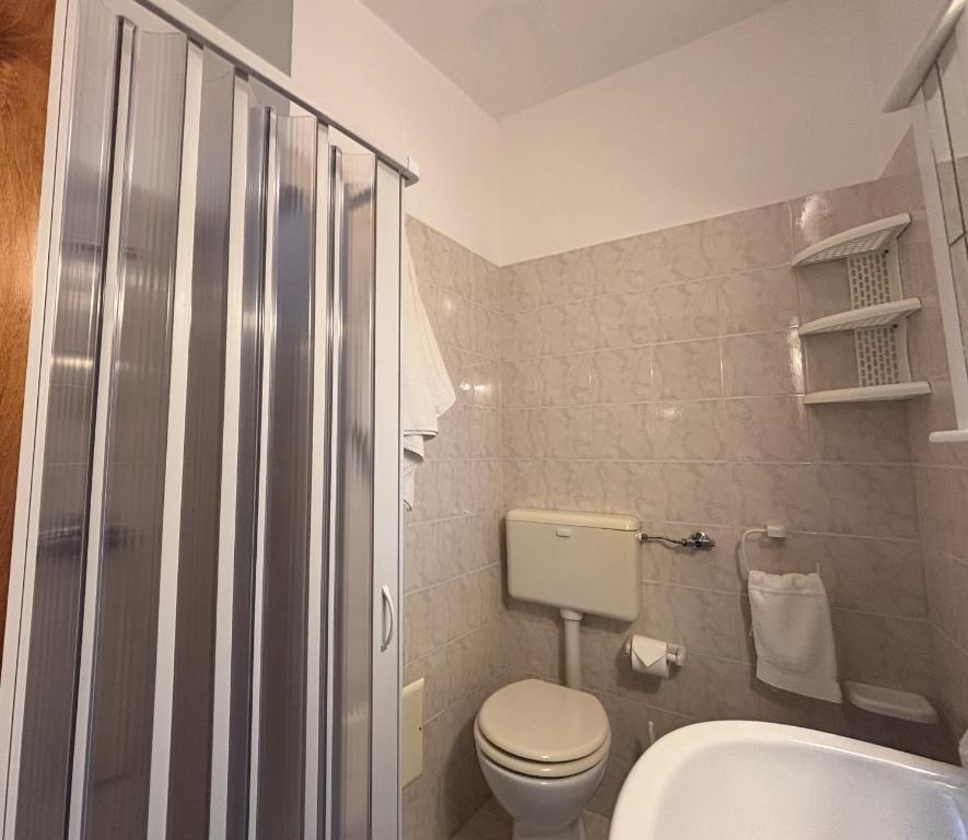 Koupelna v ubytování Residencefusaro pajare Specchia