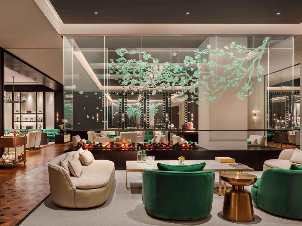 Posezení v ubytování Fairmont Wuhan