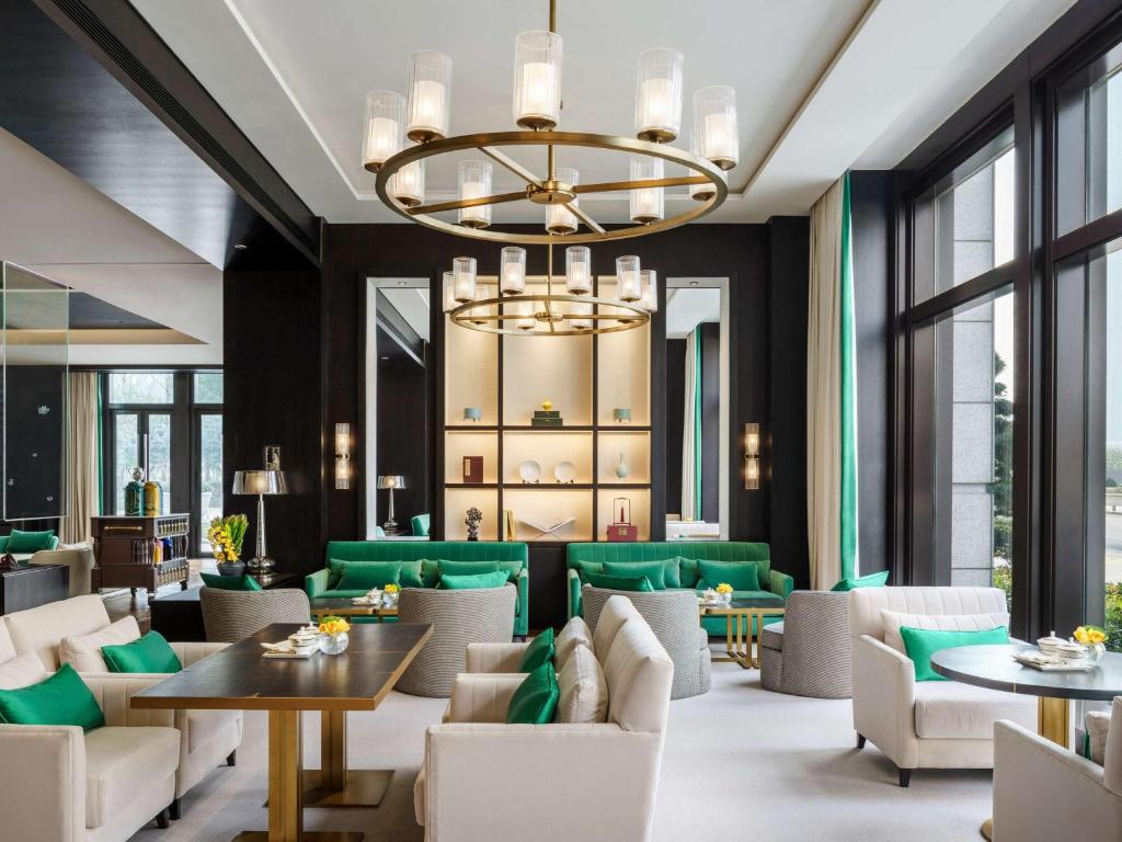 Posezení v ubytování Fairmont Wuhan