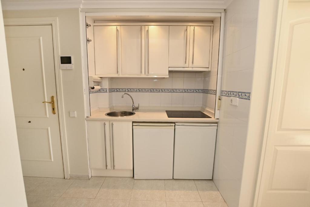 Kuchyň nebo kuchyňský kout v ubytování Edificio Zafiro