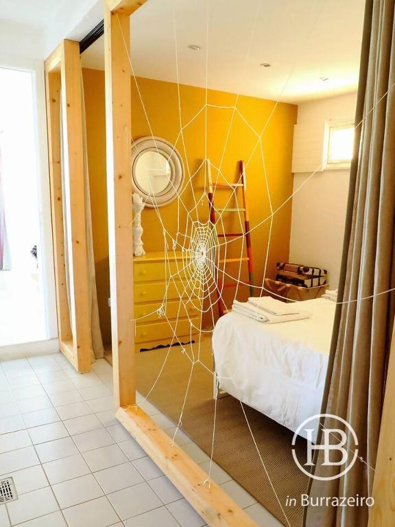 Postel nebo postele na pokoji v ubytování Herdade do Burrazeiro Turismo Rural no Alentejo