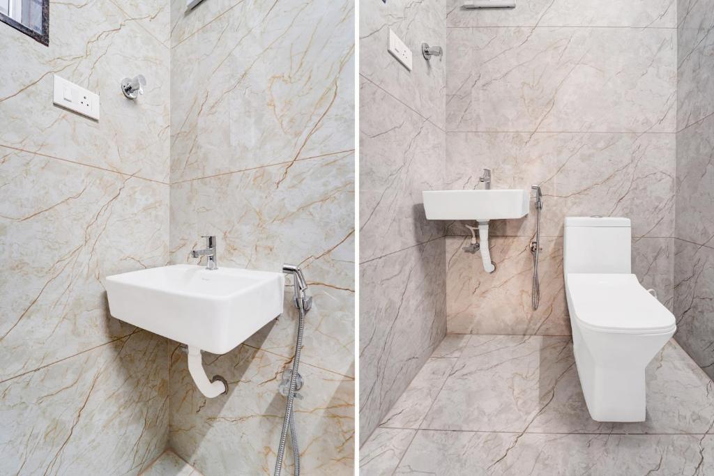 Koupelna v ubytování Super Hotel O Vilankurichi