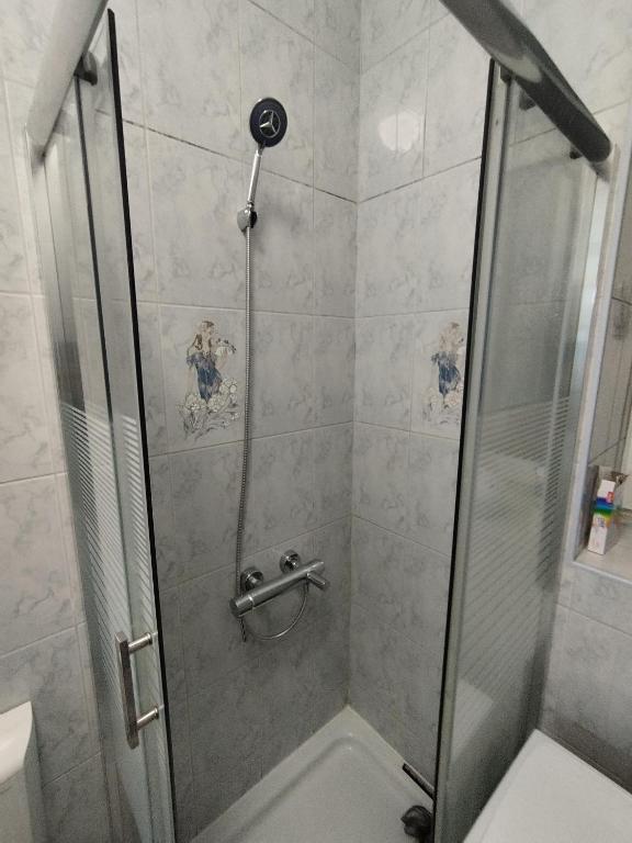Koupelna v ubytování Work and Play Apartment