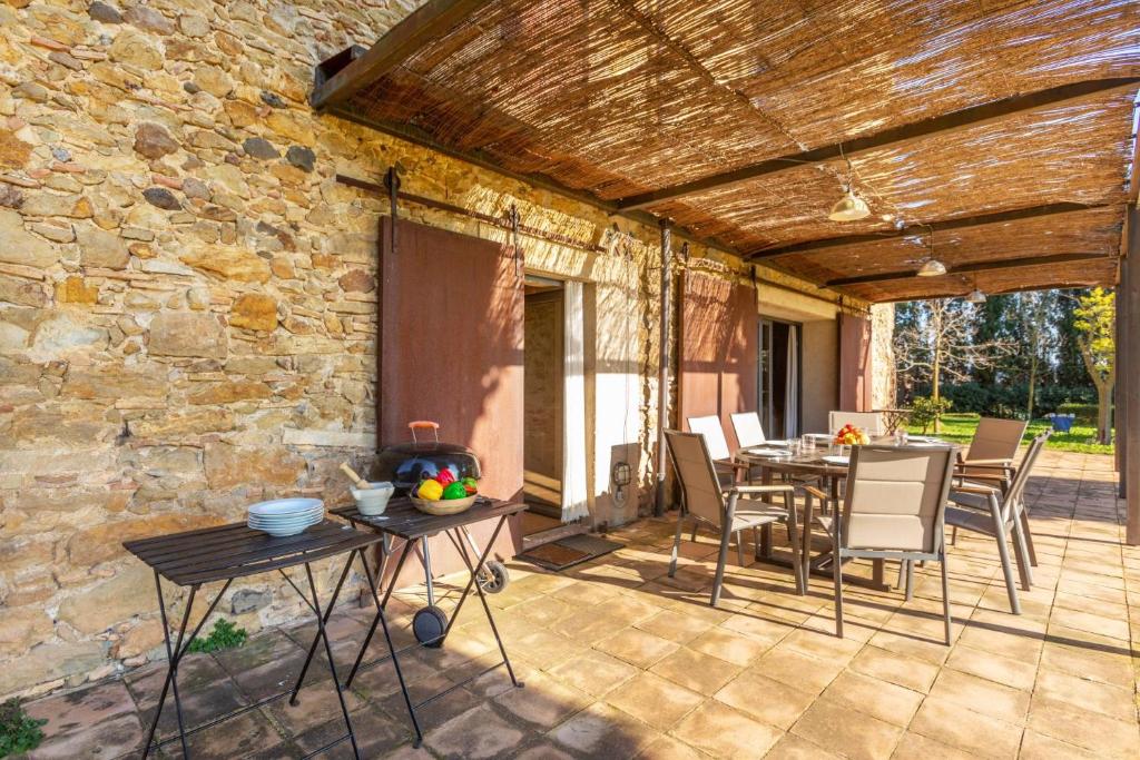 Patio lub wspólna przestrzeń na świeżym powietrzu w obiekcie MAS CAMPS