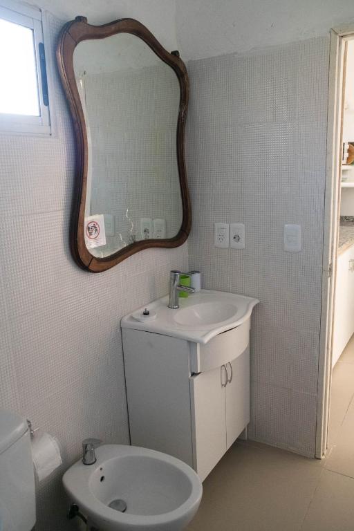 Koupelna v ubytování Suites Atlantis