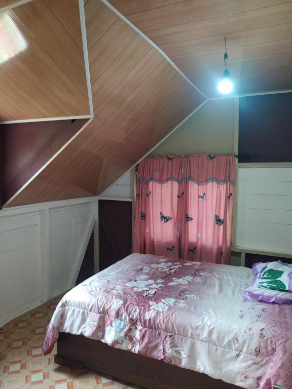 Voodi või voodid majutusasutuse Hostal Ojo de Agua toas