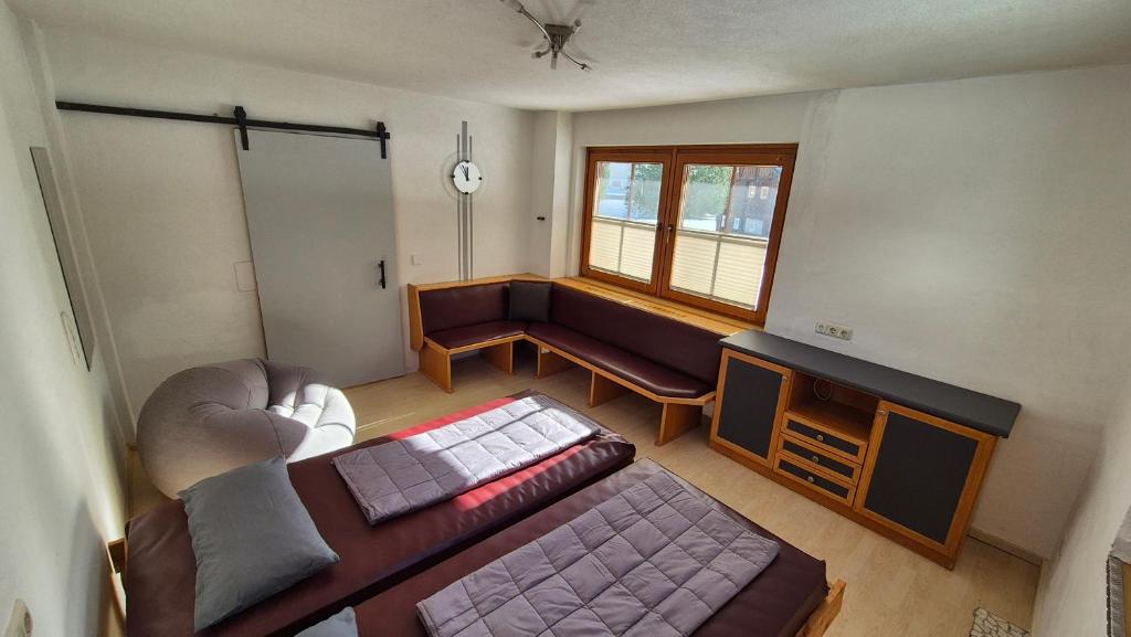 Posteľ alebo postele v izbe v ubytovaní Alina's DIY-Haus St.Jakob