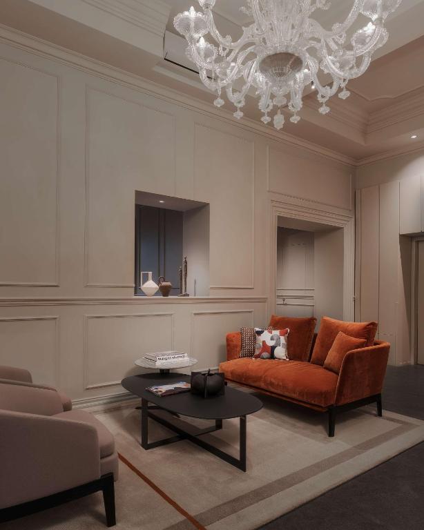 Posezení v ubytování WorldHotel Casati 18