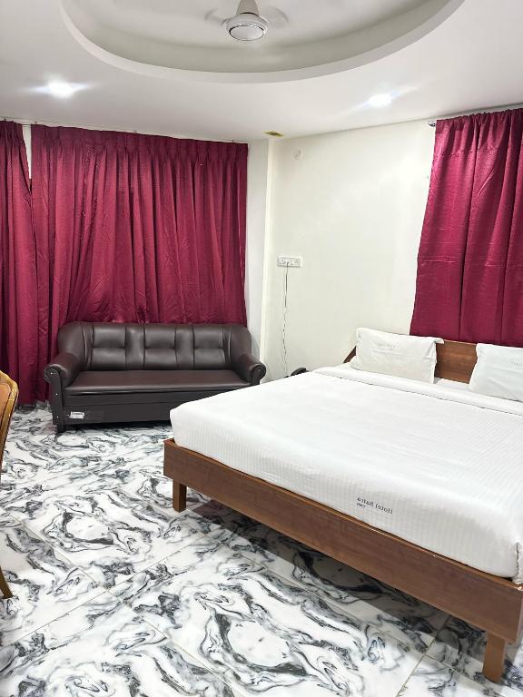 Postel nebo postele na pokoji v ubytování Hotel Safra
