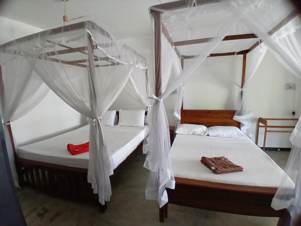 Postel nebo postele na pokoji v ubytování Abinu"s Place