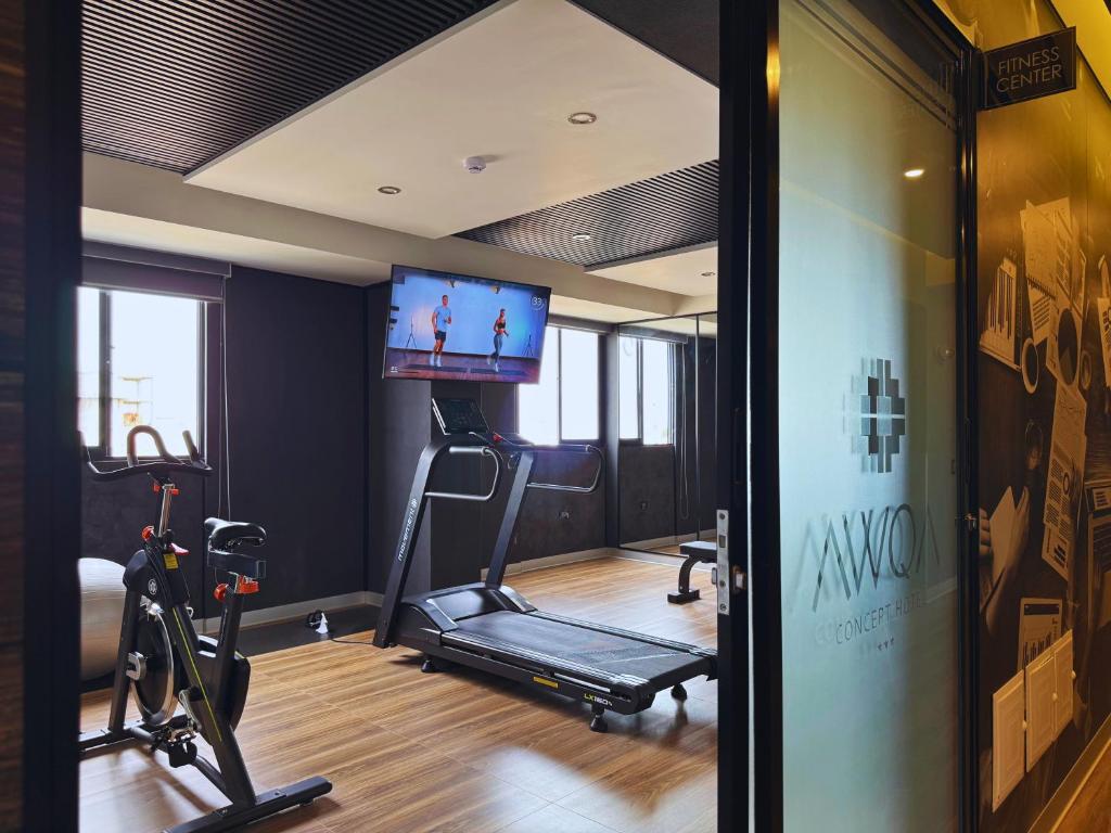 Fitness centrum a/nebo fitness zařízení v ubytování Awqa Hoteles - Sede Natasha