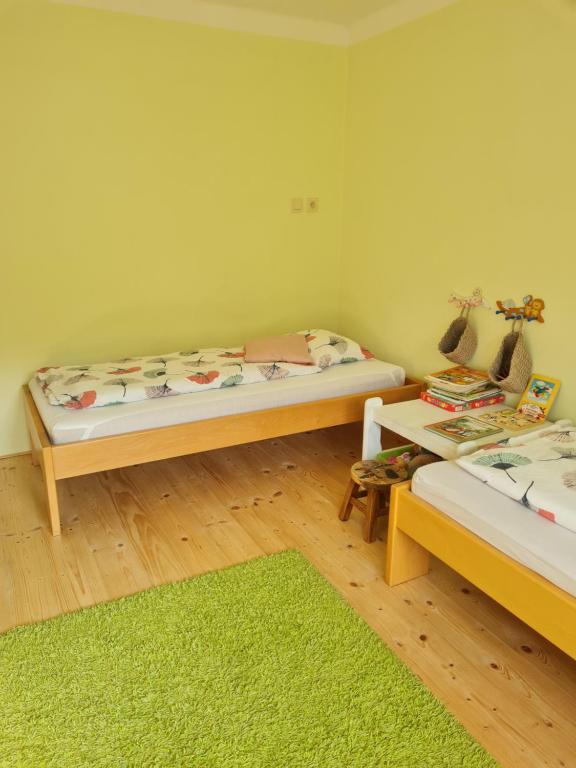 Postel nebo postele na pokoji v ubytování Apartmán AZ