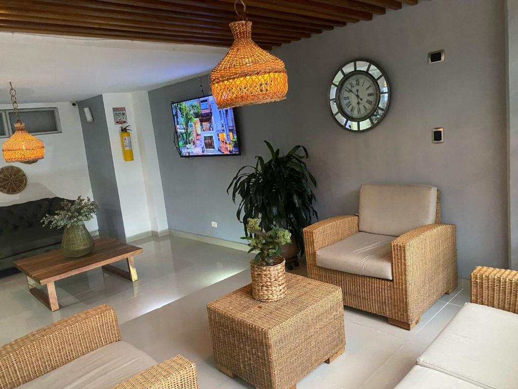 Posezení v ubytování Hotel Suramericana