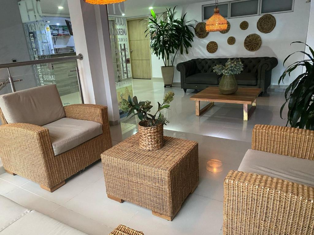 Posezení v ubytování Hotel Suramericana