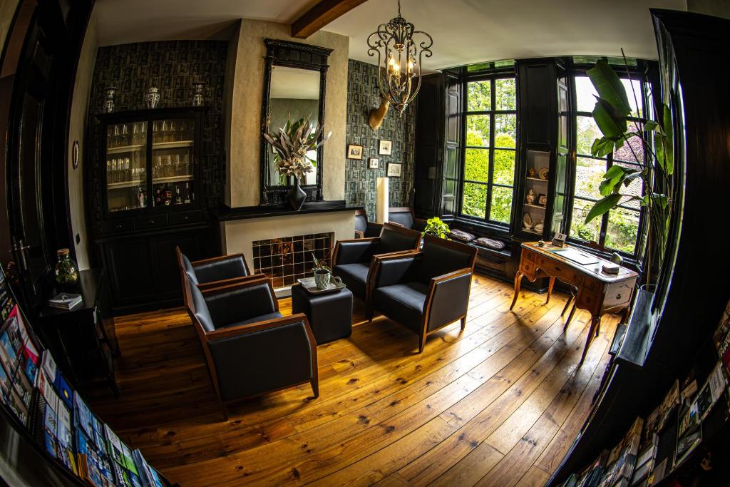 Posezení v ubytování B&B 't Poorthuys