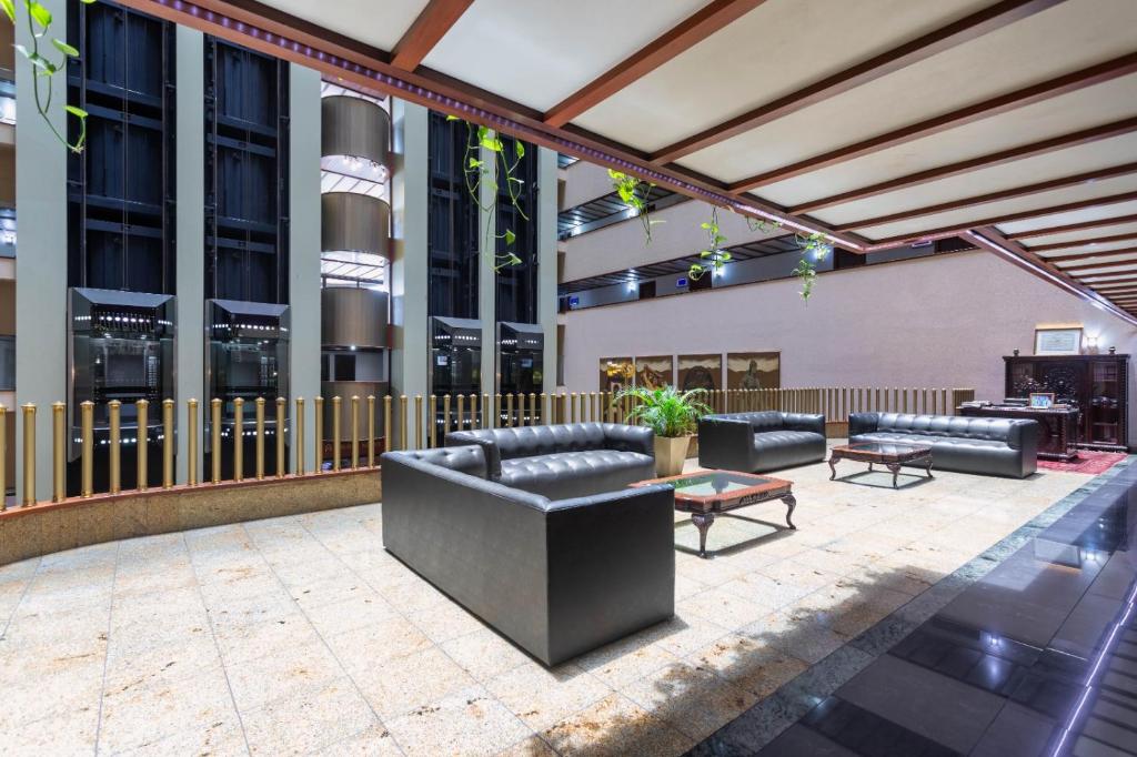 Posezení v ubytování Ouro Minas Hotel Belo Horizonte, Dolce by Wyndham