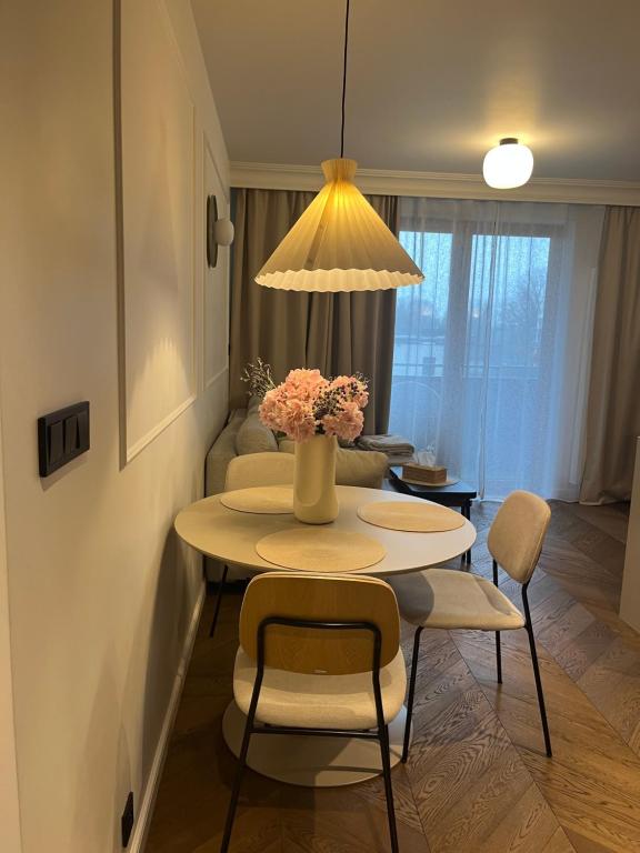 Χώρος καθιστικού στο Apartament BonHaus Grzegórzecka