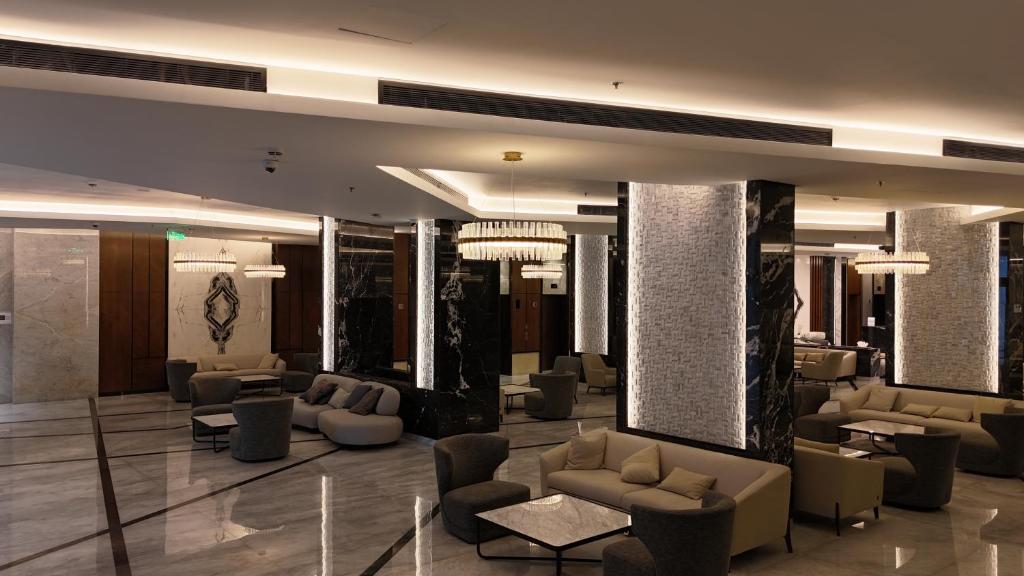 Posezení v ubytování Ajm Mina Hotel