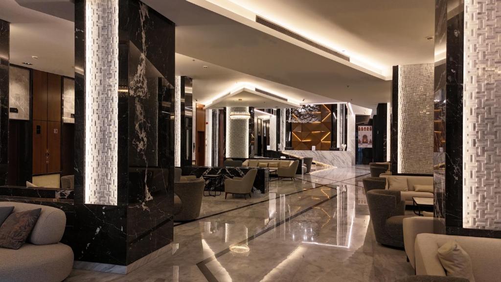 Posezení v ubytování Ajm Mina Hotel