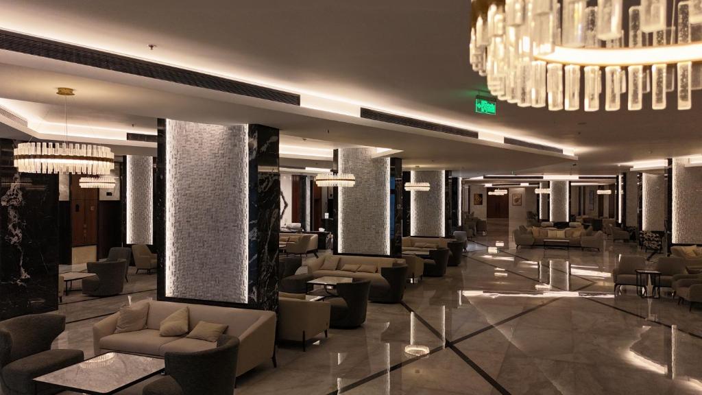Posezení v ubytování Ajm Mina Hotel