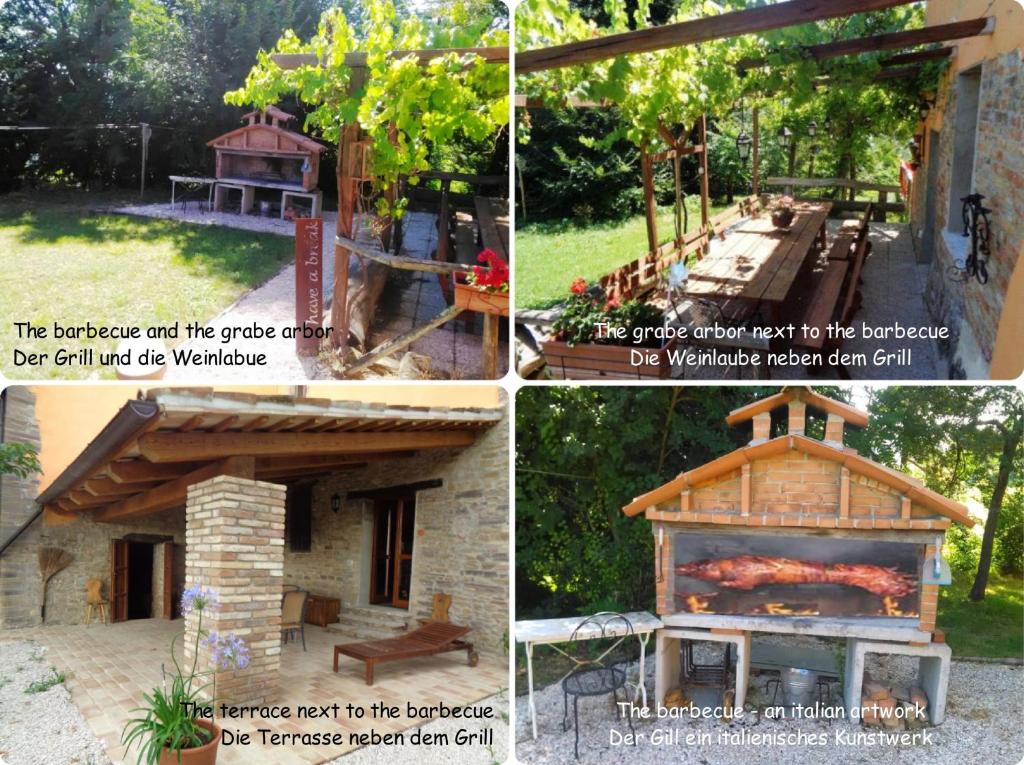 Ogród w obiekcie Ferienhaus Ca Piero mit Pool bis 8 Personen