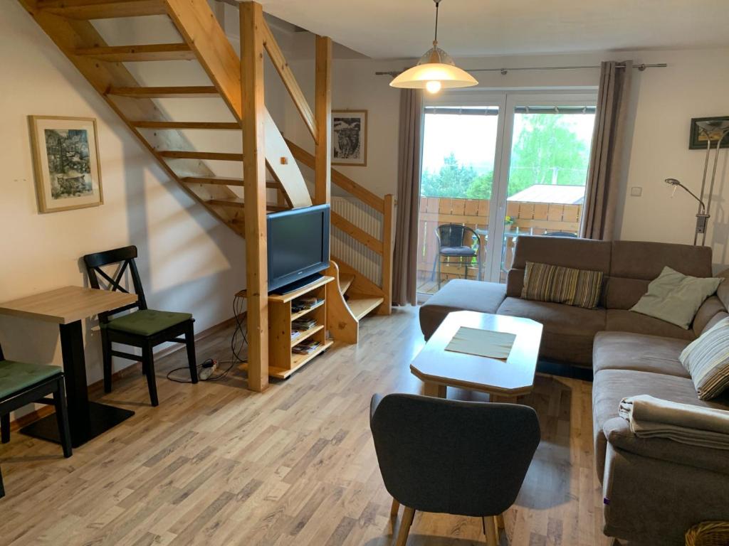 Posezení v ubytování Apartmány Šumava Boubín