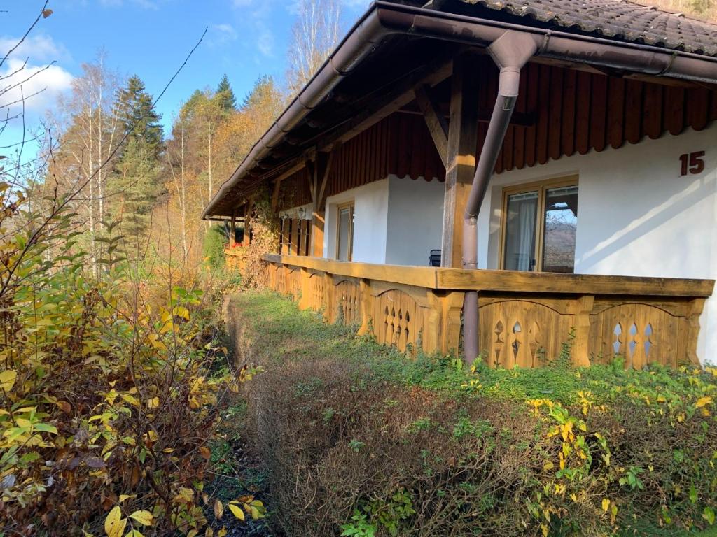 Zahrada ubytování Apartmány Šumava Boubín
