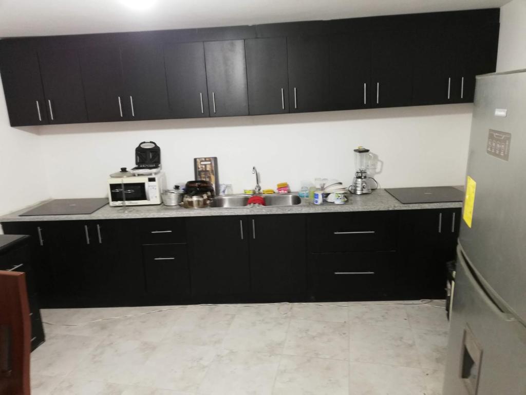 Kuchyň nebo kuchyňský kout v ubytování Zidko Guest House