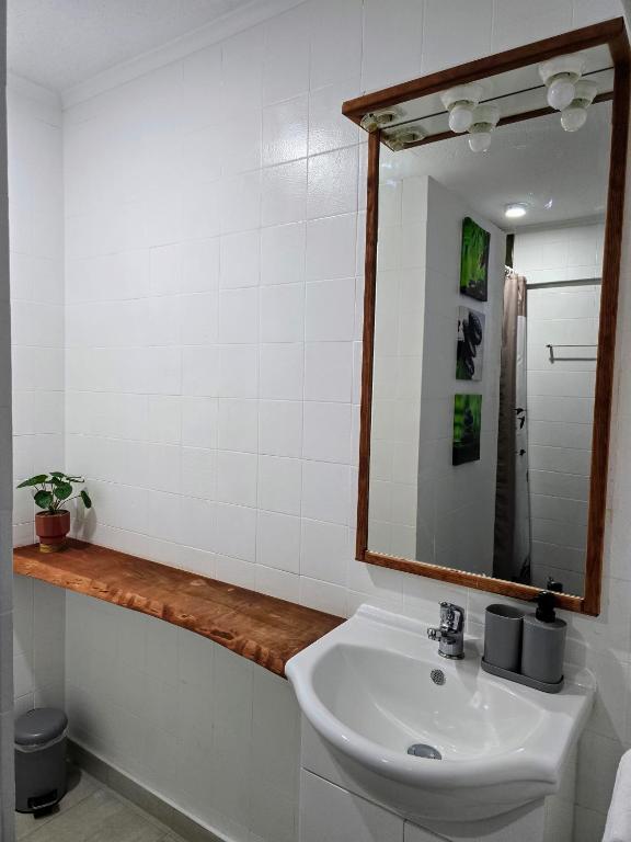 Koupelna v ubytování HOME4U