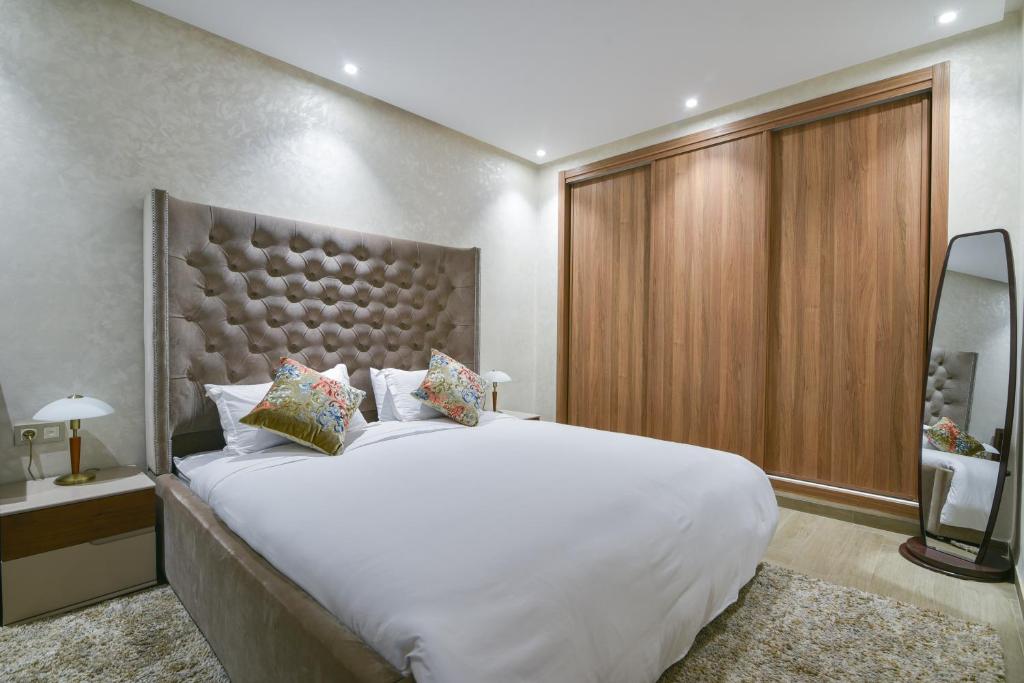 Postel nebo postele na pokoji v ubytování Appartement Belle Vue Agadir