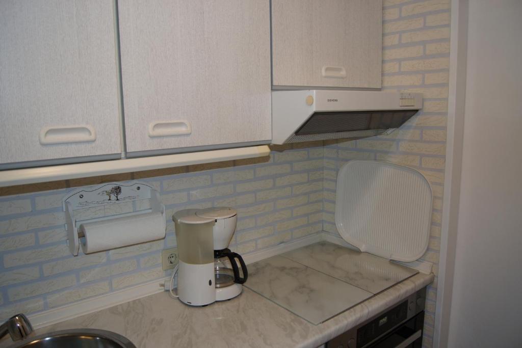 Kuchyň nebo kuchyňský kout v ubytování Ferienwohnung Glöckner