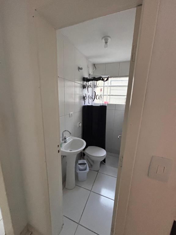 Koupelna v ubytování Hostel Pousada Curitiba Budget