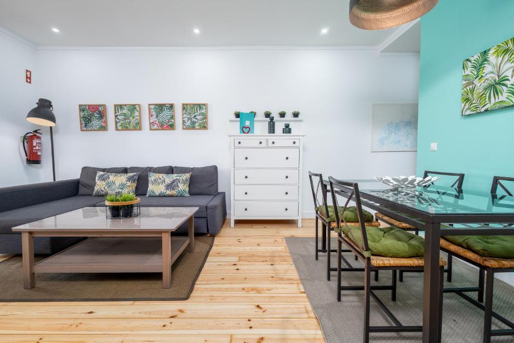 Posezení v ubytování BeGuest Bright Inn Lisbon Apartment