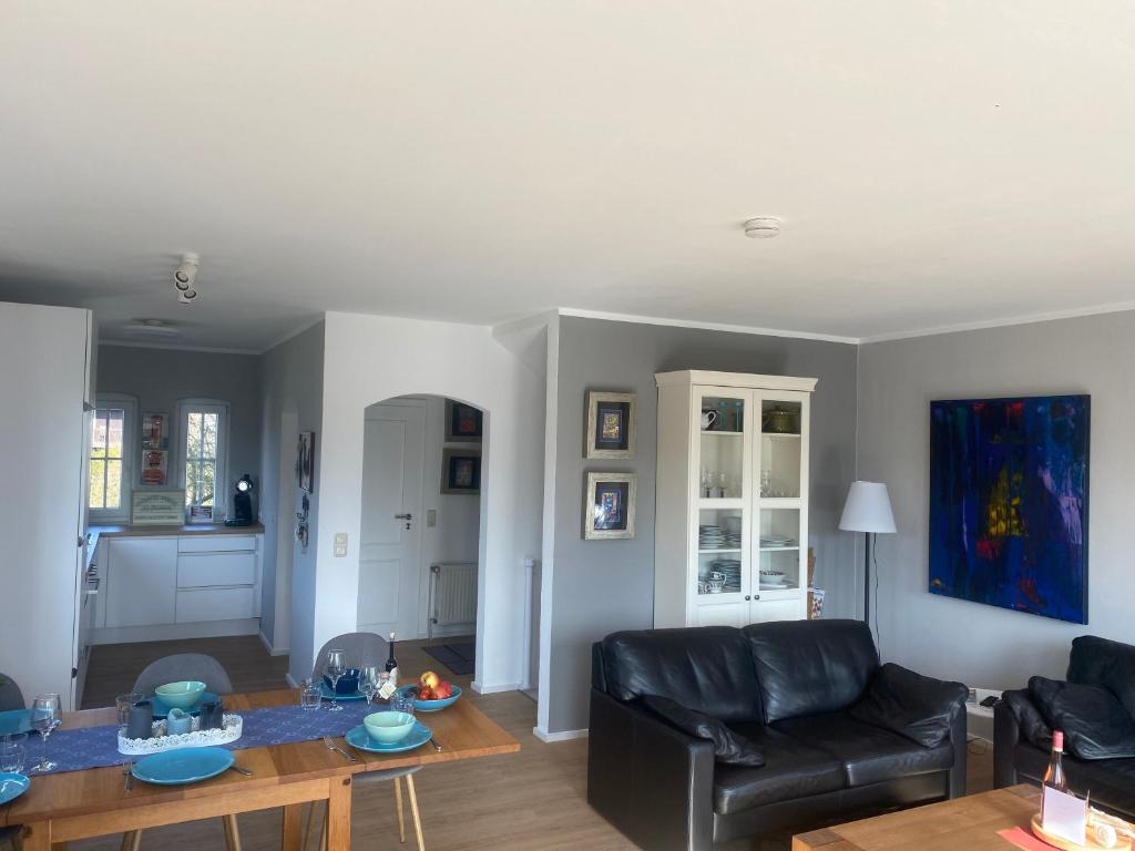 Posezení v ubytování Hamburger Str 8 J - Wohnung "Fiete"