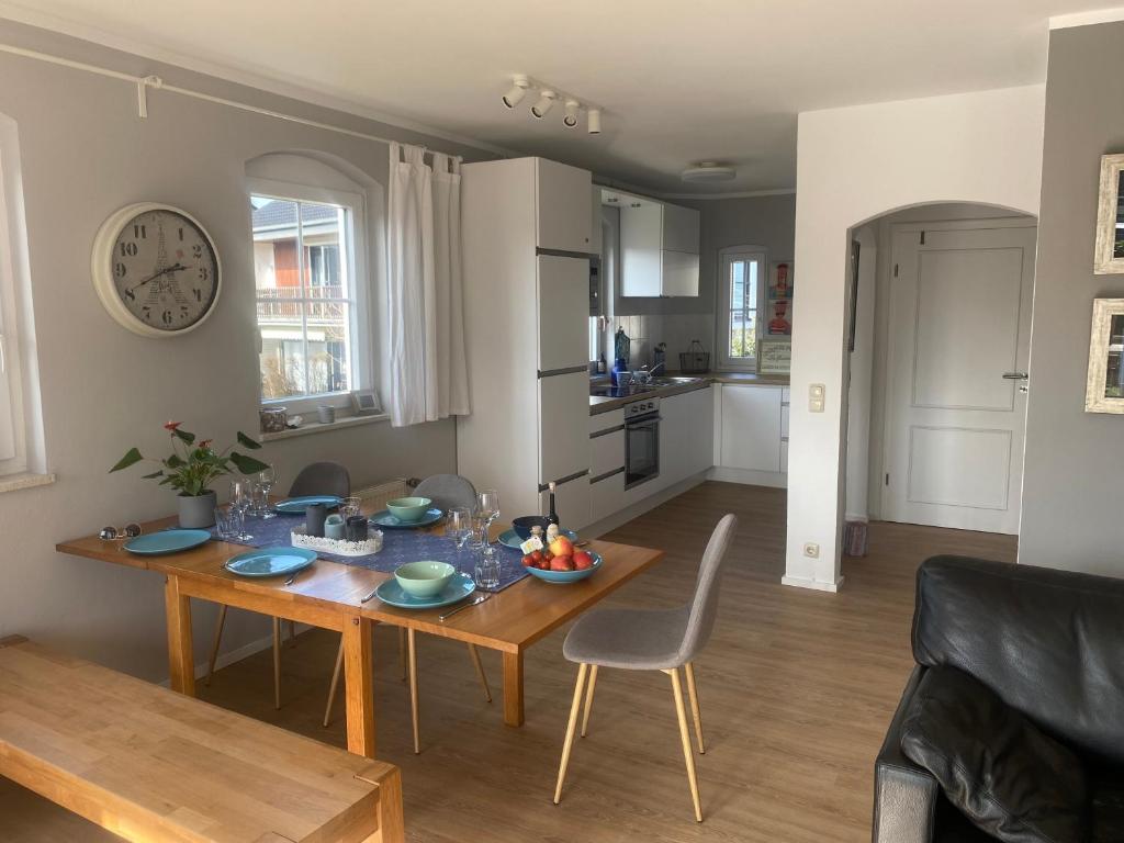 Kuchyň nebo kuchyňský kout v ubytování Hamburger Str 8 J - Wohnung "Fiete"