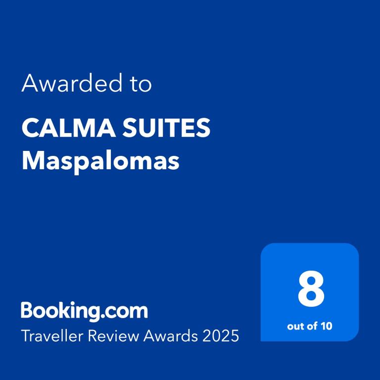 Certifikát, ocenenie alebo iný dokument vystavený v ubytovaní CALMA SUITES Maspalomas