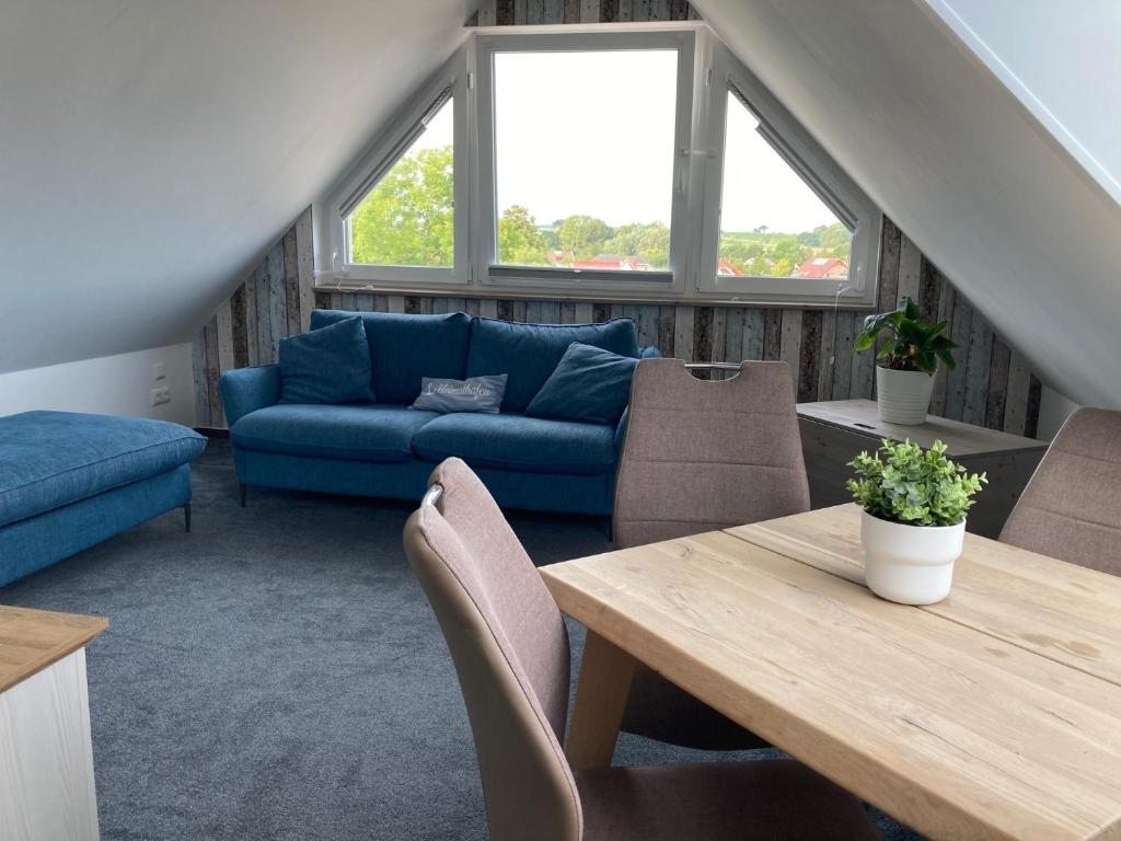 Posezení v ubytování Windmühle 15