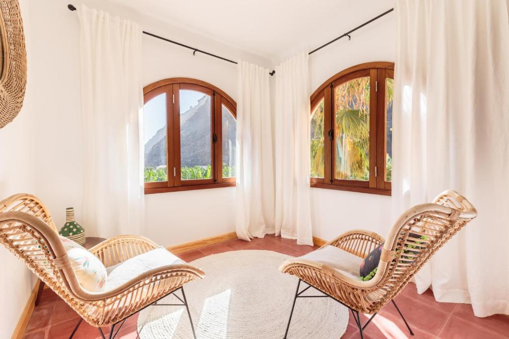 Posezení v ubytování Casa del Mejicano