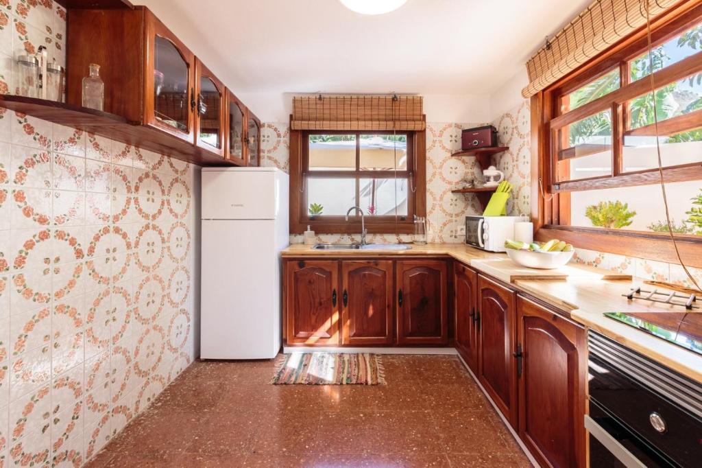 Kuchyň nebo kuchyňský kout v ubytování Casa del Mejicano