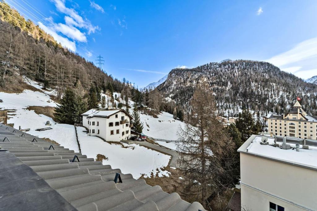 Nespecifikovaný výhled na hory nebo výhled na hory při pohledu z apartmánu
