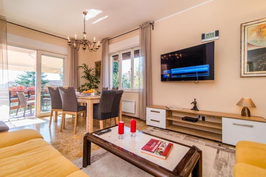 TV a/nebo společenská místnost v ubytování Villa Amalija - Apartment Amy