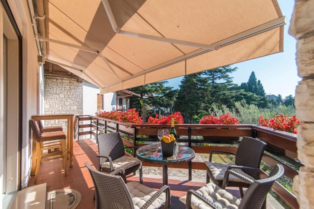 Balkón nebo terasa v ubytování Villa Amalija - Apartment Amy