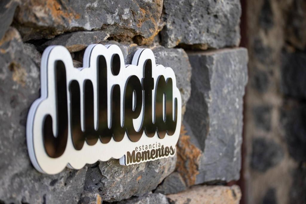 Certifikát, hodnocení, plakát nebo jiný dokument vystavený v ubytování Estancia Julieta
