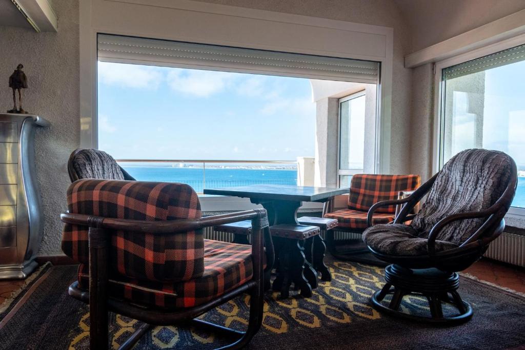 Posedenie v ubytovaní Villa Alco en Roses con vistas preciosas del mar AV-68
