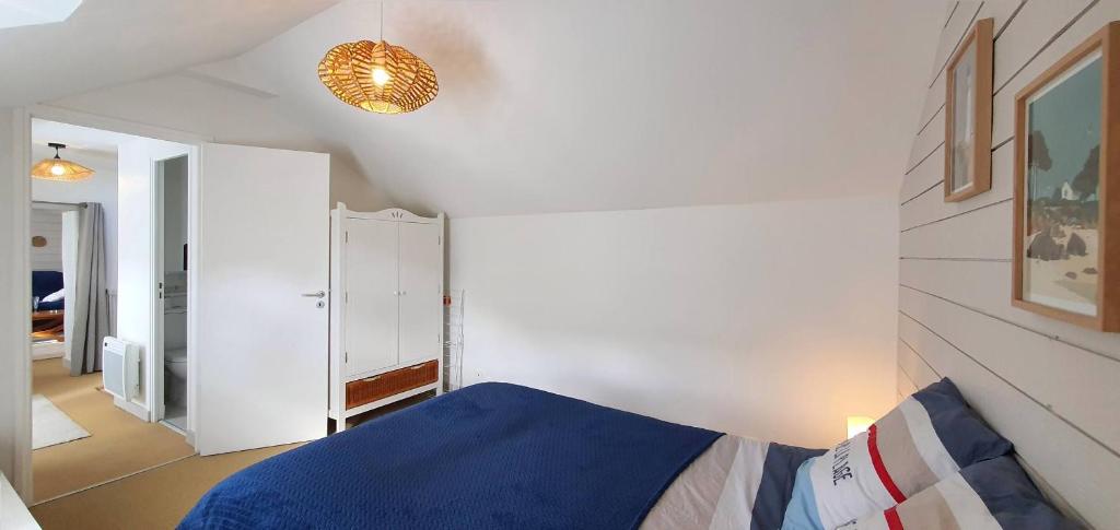 Posteľ alebo postele v izbe v ubytovaní Appartement Ty Cosy