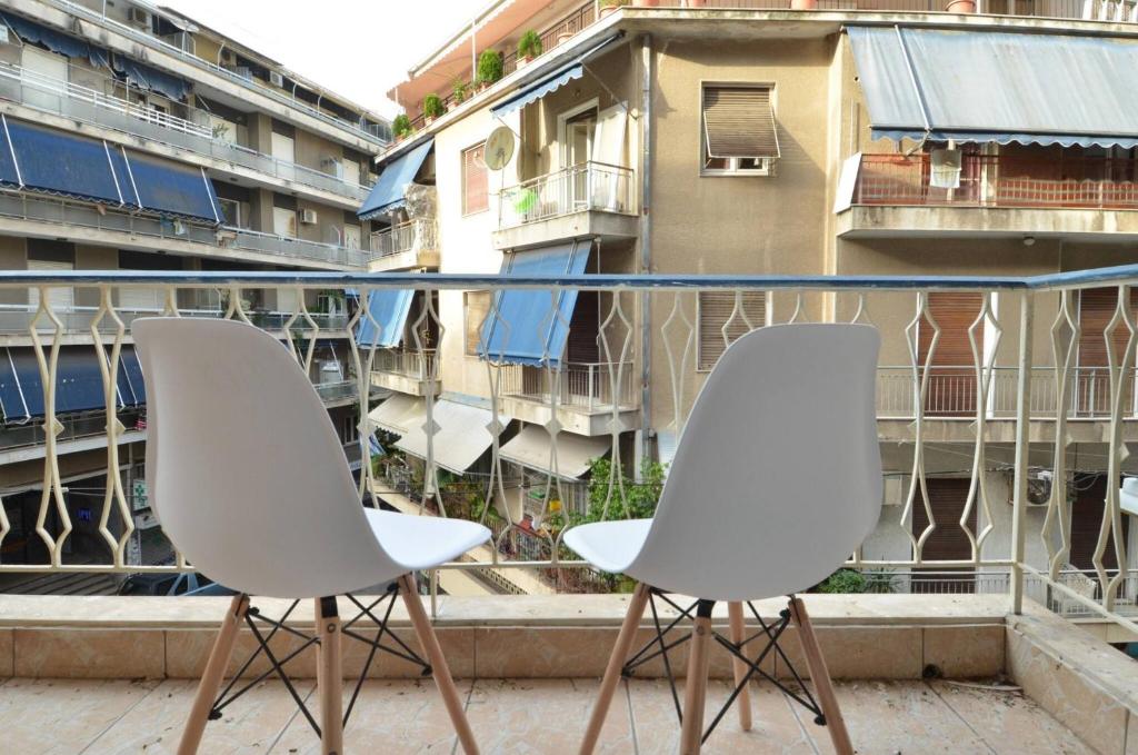 Balkón alebo terasa v ubytovaní Patisia, a minimal apartment