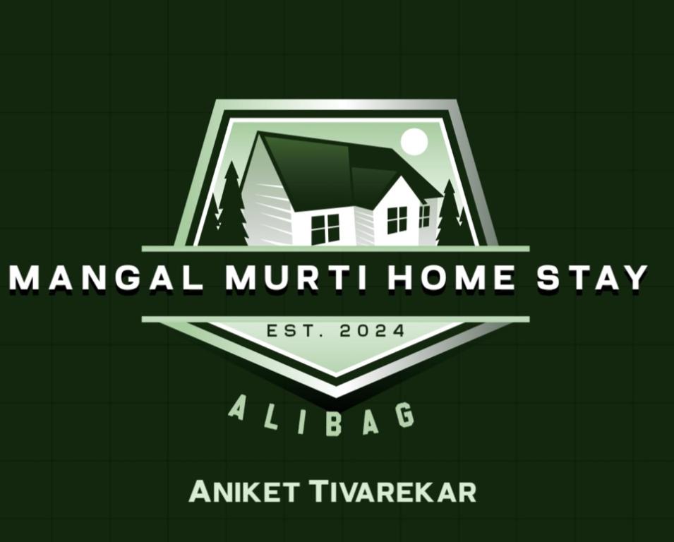 a logo for a miami murilli home stay at Mangal Murti Family home stay in Alibaug