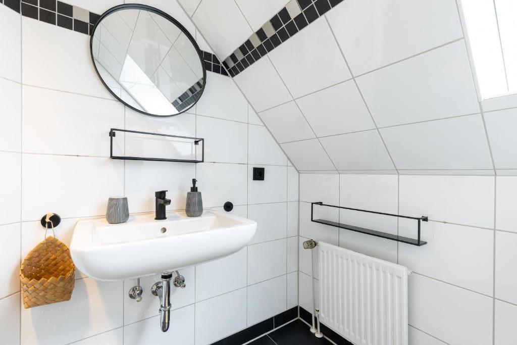 Koupelna v ubytování Appartement Tina Kieler Straße 16a APPARTO Grömitz