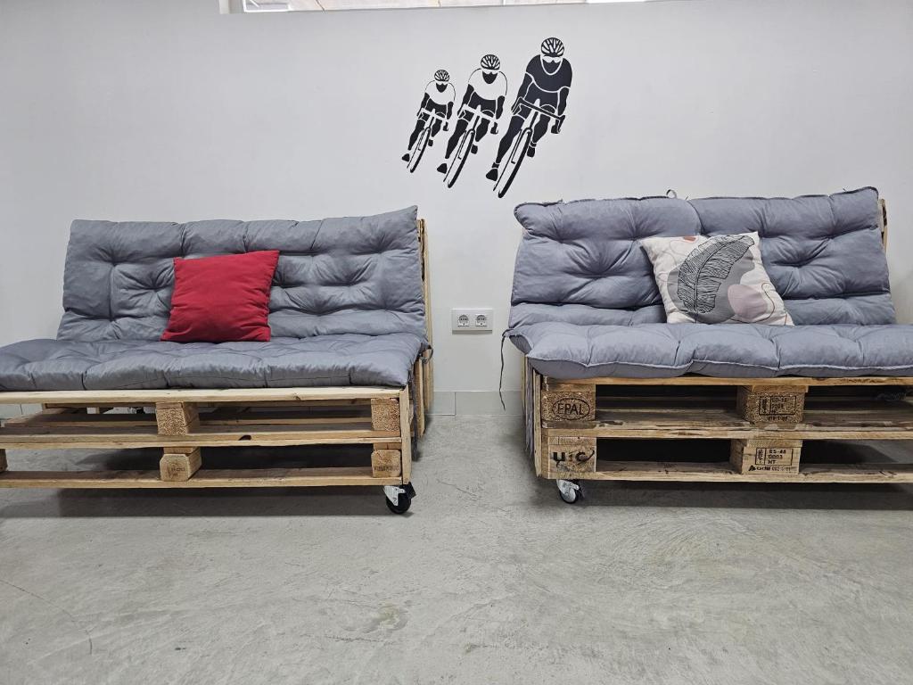 Posezení v ubytování Hostal Kaizen