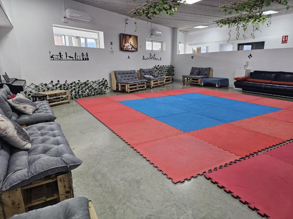 Posezení v ubytování Hostal Kaizen